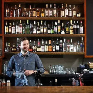 Free House bar manager, Ansel Vickory