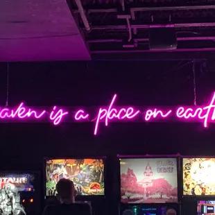 Sign moved from old location... this truly is heaven on earth