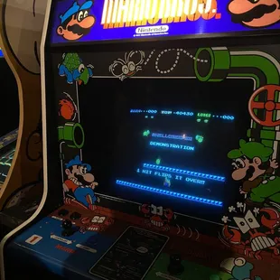 Inside the arcade