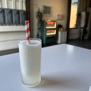 Frozen lemonade (added shot of tequila)