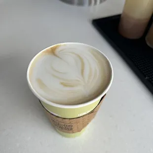 a cup of coffee
