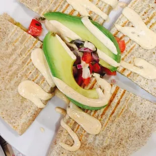 Vegetable quesadilla :D