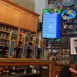 Bar and Merchandise Area