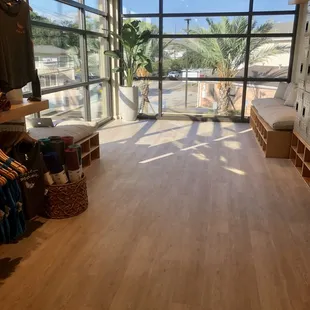 The lobby and community hang out space.