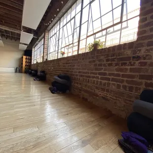 Zen yoga with props! Natural light