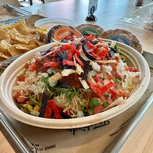 Monster burrito bowl