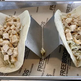 Kids meal 2 White Chicken taco
