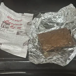 Yummy walnut brownie