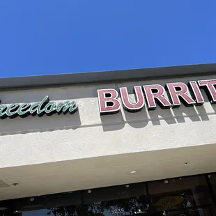 the front of the restaurant