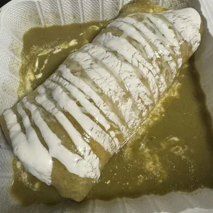 Carne asada super burrito ahogado
