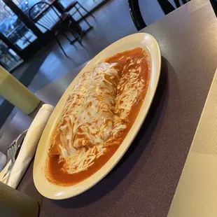 Salmon enhcilada not on menu 17$