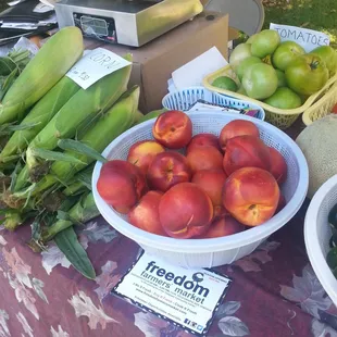 fresh fruit and vegetables