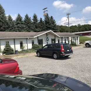 outside