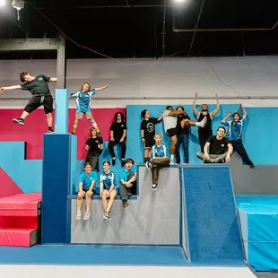 Seasonal kids camps in parkour gym in riverside CA, Freedom in motion parkour gym