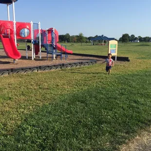 Climbing area for toddlers.