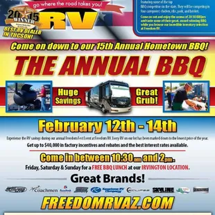 Come on out...the weather's gonna be great!!