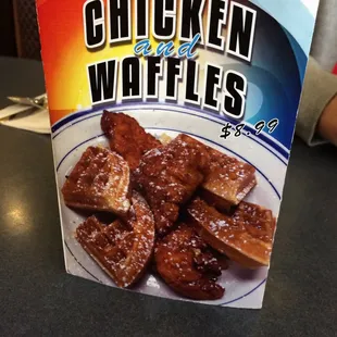 chicken &amp; waffles