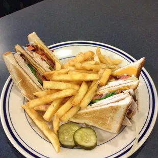 Our famous turkey club!