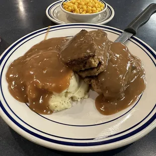 Hot meatloaf sandwich