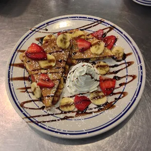 Stuffed Nutella French toast