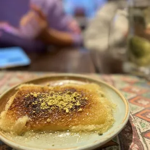 a plate of food on a table