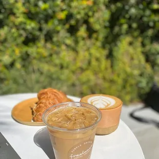 coffee and croissants