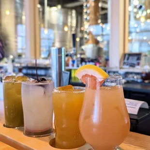 Spring Cocktail flight