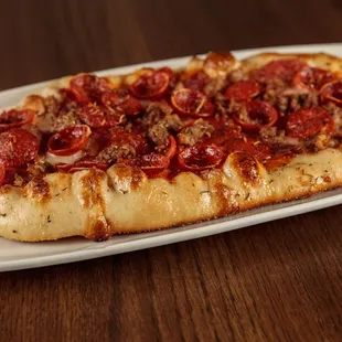 Meat-Za Flatbread Pizza