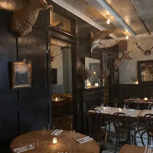 the interior of a restaurant