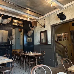 the interior of a restaurant