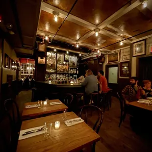 Rear bar and dining area