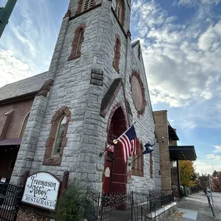 This restaurant used to be a church.