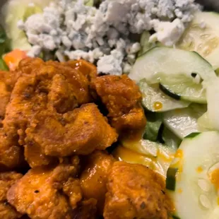a closeup of a bowl of food