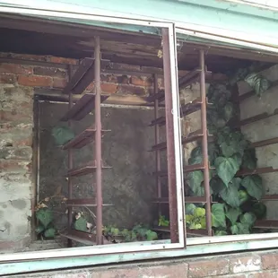 inside view of the smoke house
