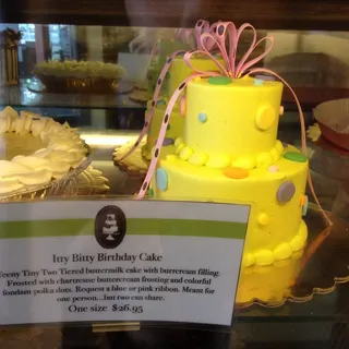 Itty Bitty Birthday Cake