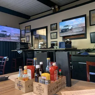 Came for breakfast and to watch the start of the first Sunday morning football game.