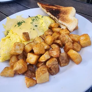 Spinach and Mushroom Omelet
