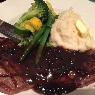 Brandy Peppercorn Steak