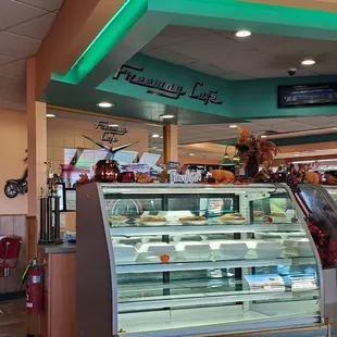 the interior of the restaurant