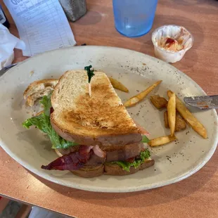 BLT with fries