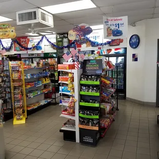 the inside of a toy store