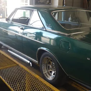 1966 Ford Galaxie-- we installed new side pipes and exhaust.