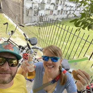 Cemetery stop with pralines and beer , mmmmmm