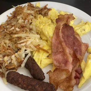 Bacon eggs &amp; hashbrown