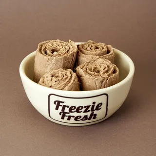 Melted Chocolate Chip Rolled Ice Cream