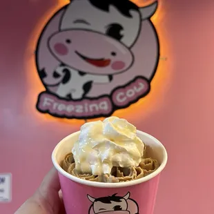 Cows latte