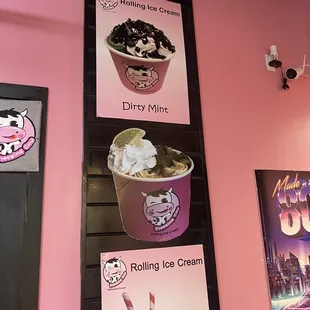 ice cream and milkshakes