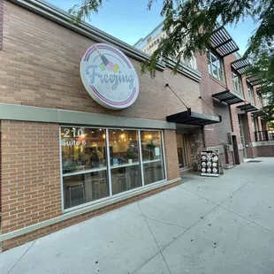 the outside of the building