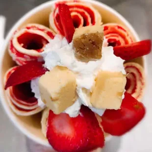 Strawberry cheesecake