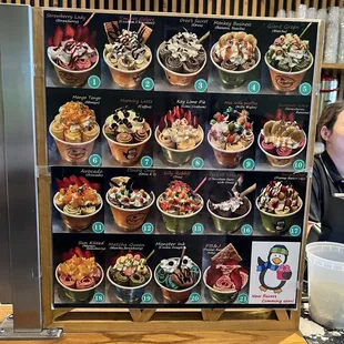 Menu: Rolled Ice Cream